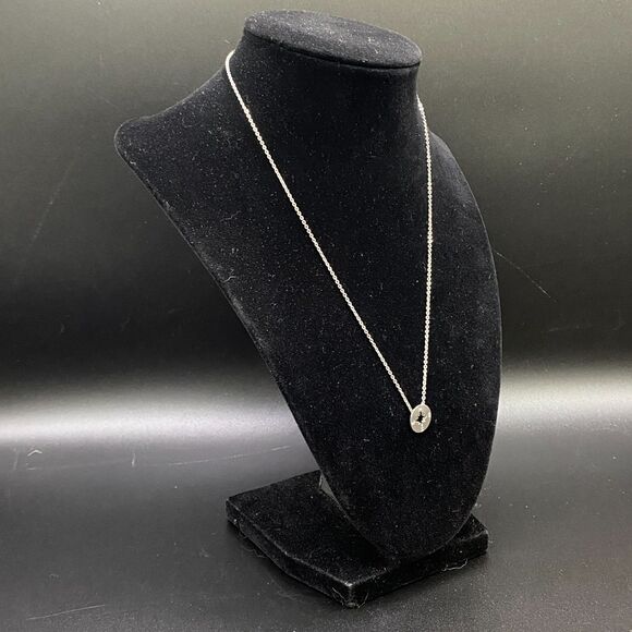 Compass Silver Tone Necklace - Free Shipping - Picture 5 of 7